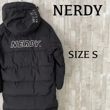 [ 새상품급 ] NERDY 롱 다운 자켓 사이즈 S 블랙