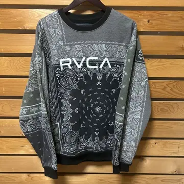 RVCA 반다나 패턴 맨투맨 L 사이즈