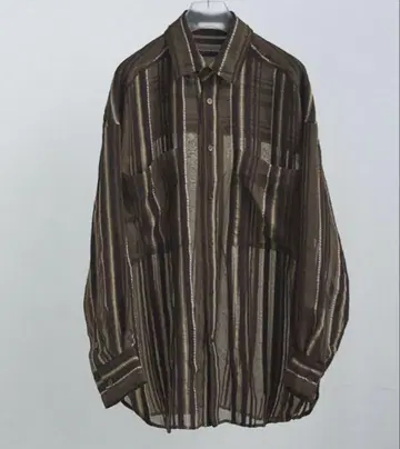 anuke Sheer Stripe Shirts
