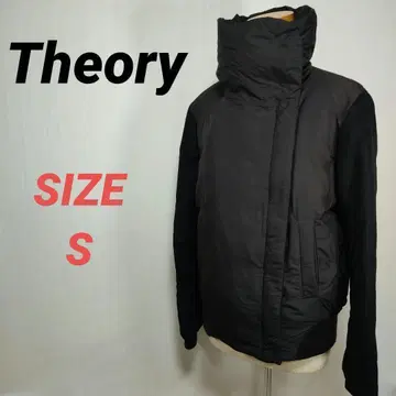 Theory 띠어리 다운 자켓 여성용 절개 블랙