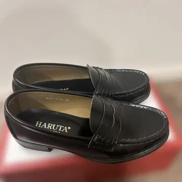 HARUTA 블랙 로퍼