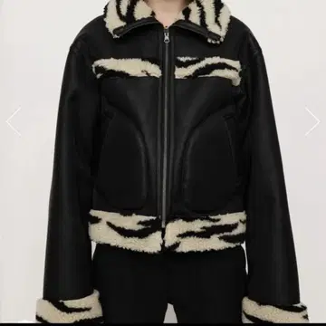 SLY 제브라 리버서블 숏 쓰리 아우터