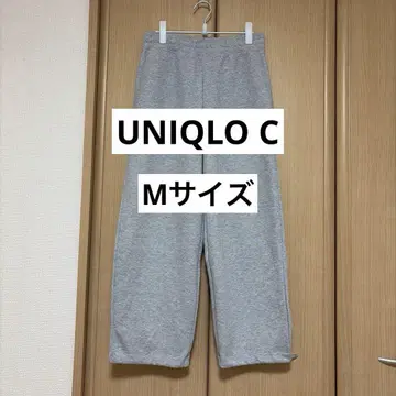 [ UNIQLO ] 맨투맨 와이드 팬츠/표시 사이즈 M 사이즈 그레이