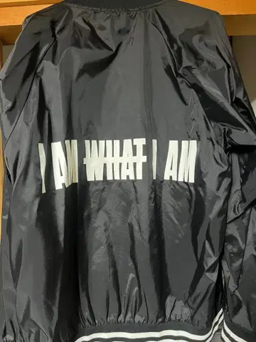 I AM WHAT I AM 나일론 자켓 M 블랙