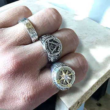 남성용 반지 스트릿 아메카지 구제 의류 ring 멕시칸 US 3