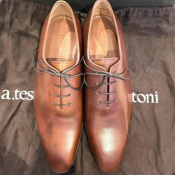 a.testoni 브라운 드레스 슈즈