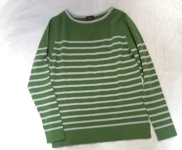 캐시미어 보더 니트 일본제