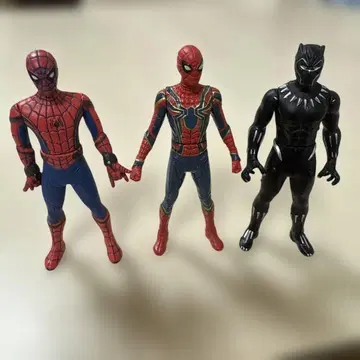스파이더맨 블랙팬서 피규어 3체 세트