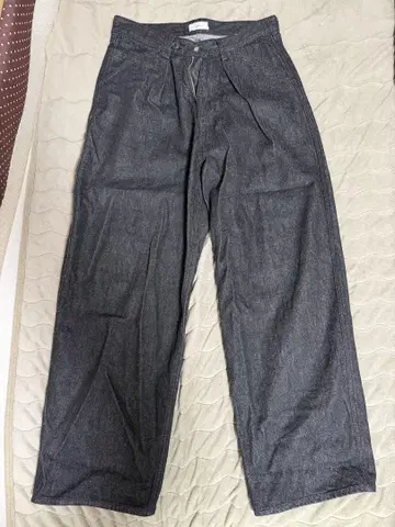 PRODUCT 원턱 와이드 페인터 데님 그리제 GREEje