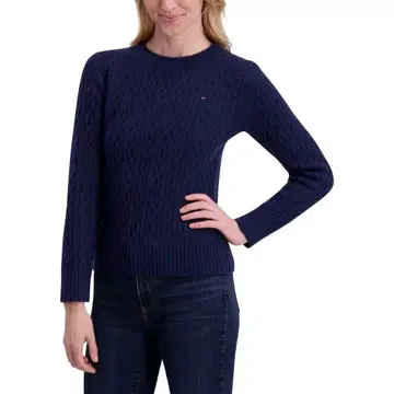 TOMMY HILFIGER 케이블 스웨터