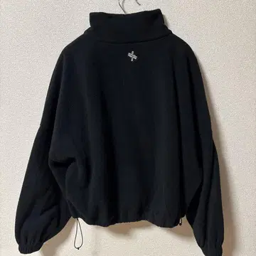 젝시믹스 블랙 플리스 자켓 하이넥