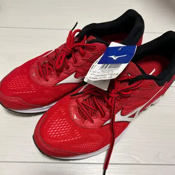 미즈노 웨이브 라이더 21 27.0cm 레드