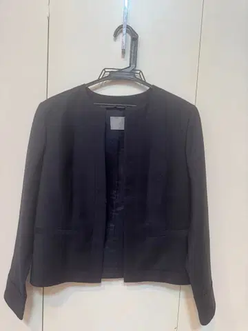 theory luxe 노카라 자켓 L 네이비