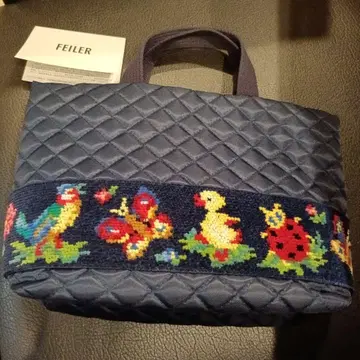 FEILER 네이비 토트백