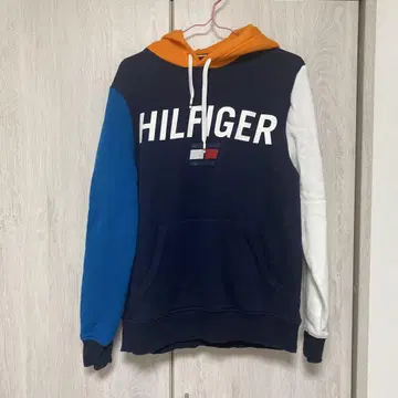 HILFIGER 후드 부착 후드티 컬러풀