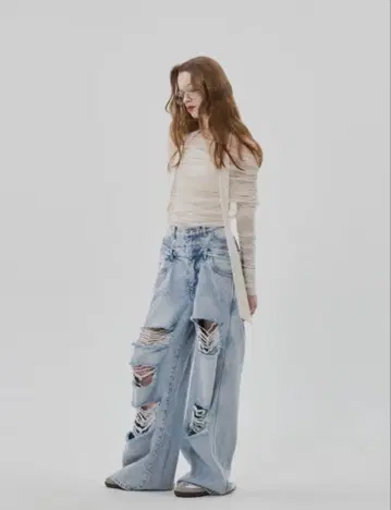 THETOE Lexington Double Belt Denim Pants