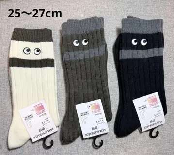 UNIQLO x ANYA HINDMARCH 히트텍 양말 3세트