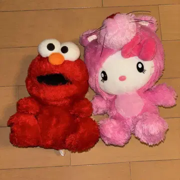 엘모 키티 핑크 팬서 usj 봉제 인형
