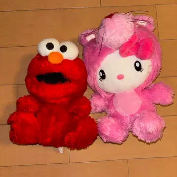 엘모 키티 핑크 팬서 usj 봉제 인형