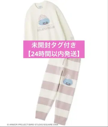 젤라또피케 드래곤 퀘스트 베비모코 풀오버 & 롱 팬츠 슬라임
