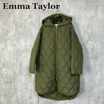 Emma Taylor 후드 부착 퀼팅 자켓 38