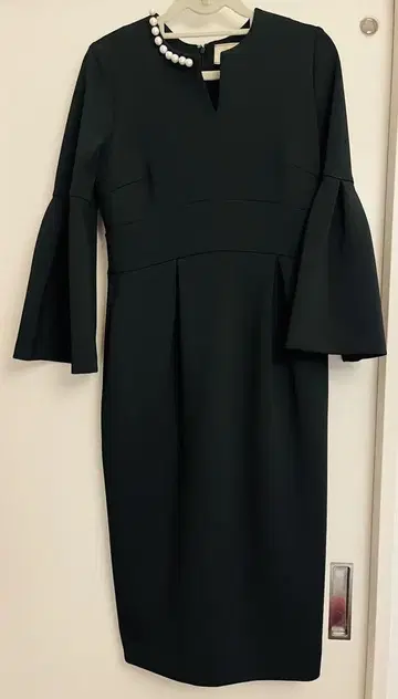UNITED ARROWS 펄 모티브 원피스 사이즈 36 블랙