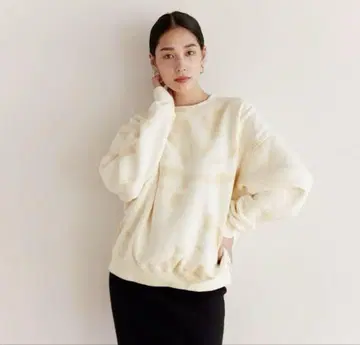 시루무린 타이다이 맨투맨 베이지