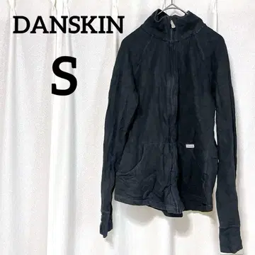 DANSKIN 댄스킨 [ S ] 블랙 집업 자켓 맨투맨