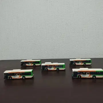 도쿄도 교통국 도에이 버스 N 게이지 버스 모형 5대 세트