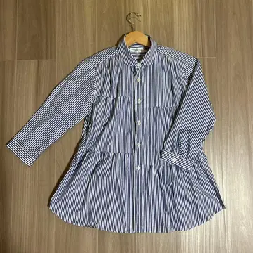 MORIKAGE SHIRT Kyoto S 사이즈 스트라이프 긴팔 셔츠