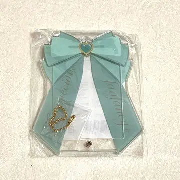후쿠야 온라인 포토 카드 리본 아크릴 프레임 민트 그린