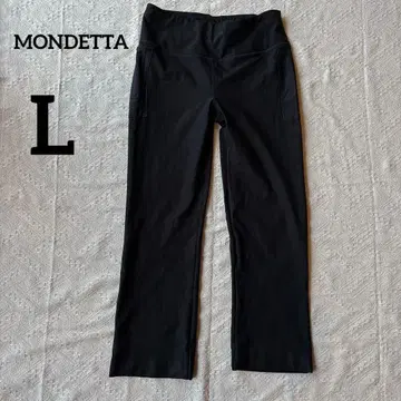 MONDETTA [ L ] 블랙 퍼포먼스 레깅스 스트레치 레깅스