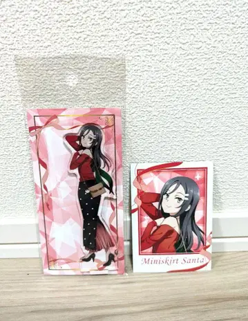 청춘 돼지 미니 스커트 산타 빅카메라 후지사와 아크릴 스탠드 청돼지