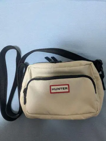 HUNTER 베이지 숄더백