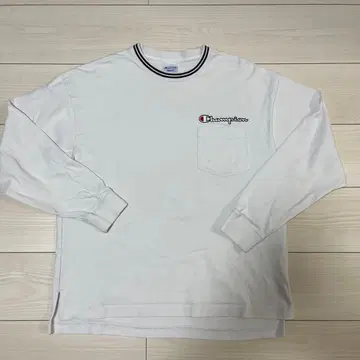 Champion 긴팔 티셔츠 M 화이트