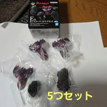 제일복권 고질라 E상 몬스터 헤드 마그넷 5개 2
