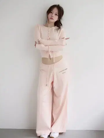 Andmary Candice pants set up pink