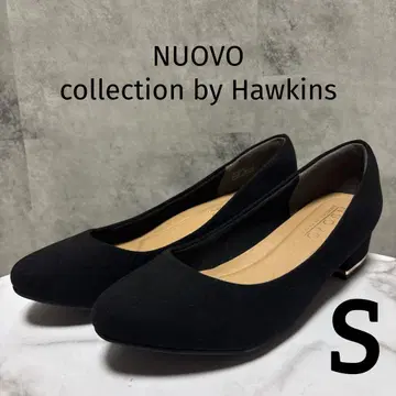 새상품급 노보 호킨스 블랙 스웨이드 로우힐 펌프스 S 22cm