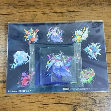 미개봉 새상품 포켓몬ZA 라쿠텐 북스 혜택 아크릴 코스터 메가메가나이트