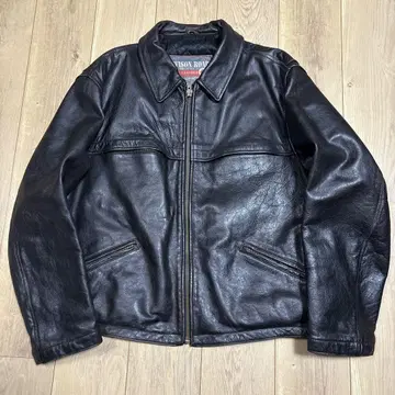 EVISON ROAD 블랙 가죽 자켓 L XL