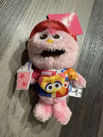 택 포함 모피 키링