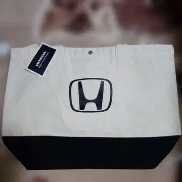 Honda 토트백 베이지/블랙