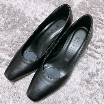 [ 22.5cm ] DIANA 블랙 플레인 펌프스
