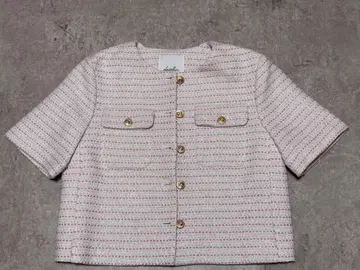 dazzlin 노카라 자켓 핑크 계열