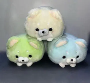 데굴데굴 강아지 파스텔 시바견 YELL 봉제 인형