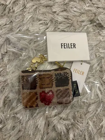 FEILER 하트 자수 파우치