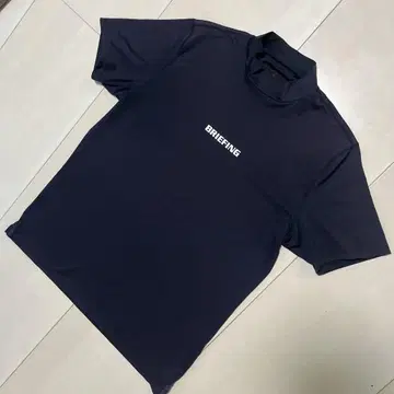 BRIEFING 투어 하이넥 셔츠 네이비 XL 사이즈