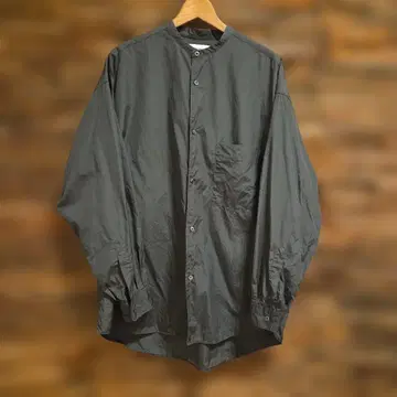 그라프 페이퍼 Broad Oversized L/S 밴딩 칼라 셔츠