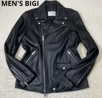 MEN'S BIGI MIND BLOW 최고급 램 가죽 더블 라이더스 LL