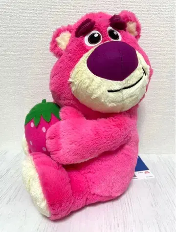 [ 익명 배송 ] 폭신폭신 랏소 가로 딸기 안고 있는 BIG 봉제 인형
